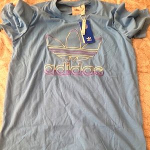 Adidas t-shirt size small teal